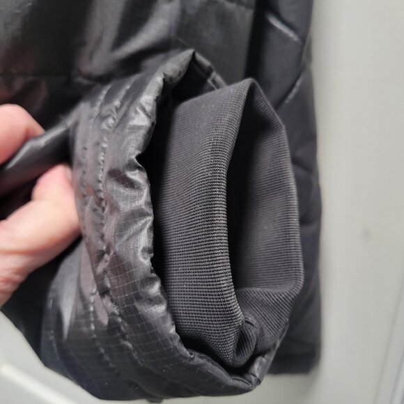 Buffalo Wild Wings Managers Jacket Light Coat XL Black EUC Quilted Full Zip - Picture 7 of 8